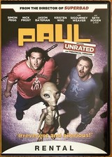 Paul DVD with Simon Pegg, Nick Frost, Jason Bateman, Kristen Wiig, Bill Hader