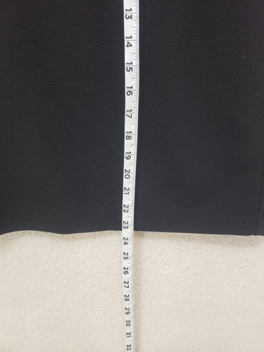 Alfani Women Skirt 6 Black Poly Blend Pull On Straight Pencil Fit Stretch Mini - Picture 9 of 17