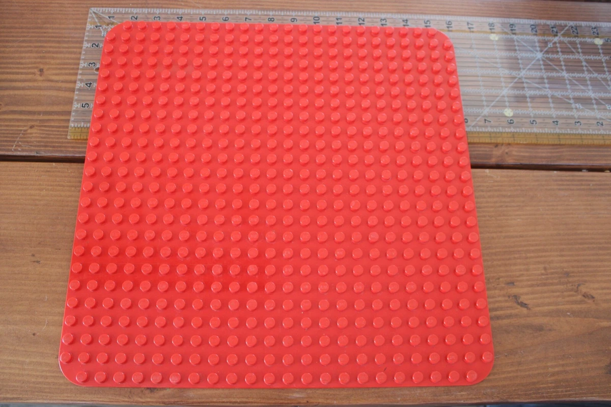 LEGO Duplo RED Base Plate Large Building 15x15 24x 24 Pegs Baseplate Mat  Floor