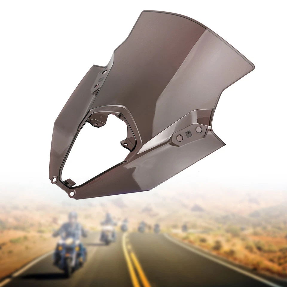 Windshield Windscreen Protector for Kawasaki NINJA 650 ER6F 2020-2025 Smoke - Image 3 of 4
