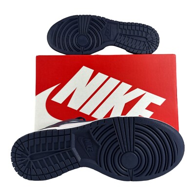 Nike Dunk Hi Retro Midnight Navy White Men's Size 8 Women's 9.5