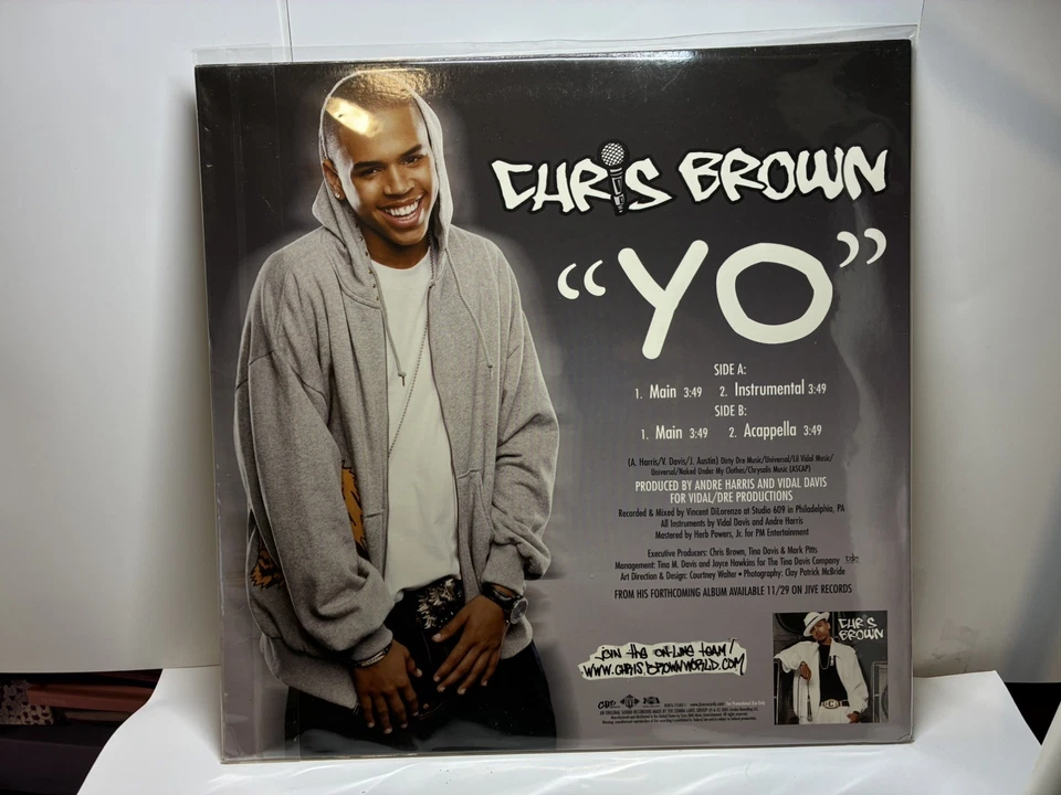 Chris Brown Yo (Excuse Me Miss) 2005 Press 12" Vinyl Picture Cover used Foto 2 de 2