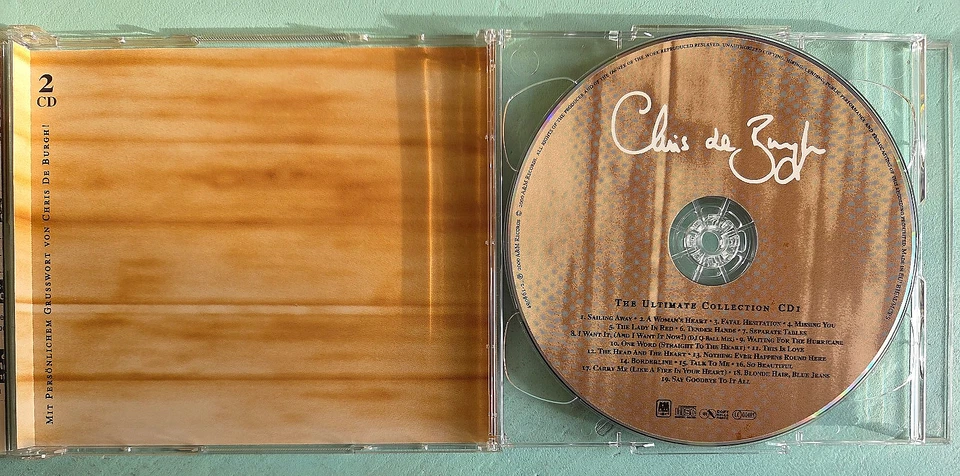 Chris De Burgh - The Ultimate Collection 2CD 38 tracks D 2000 Zustand: sehr gut - Bild 3 von 4