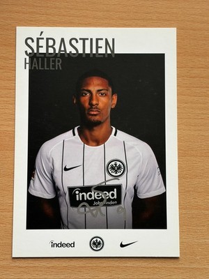 Sebastien Haller Eintracht Frankfurt Autogrammkarte original signiert #57187
