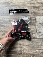 New in bag 5 plaid black white red cloth face masks coverings