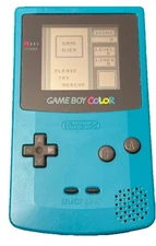 Nintendo Game Boy Color CGB-001 - Teal Blue - 100% OEM - Tested Working