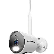 Wi-Fi IP Plug-In 1080P Spotlight Camera with 2-Way Audio, Audio Alerts and Siren
