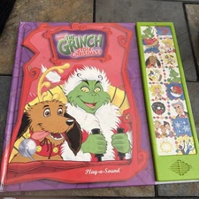 Dr. Seuss’ How The Grinch Stole Christmas Play-a-Sound Book Vintage