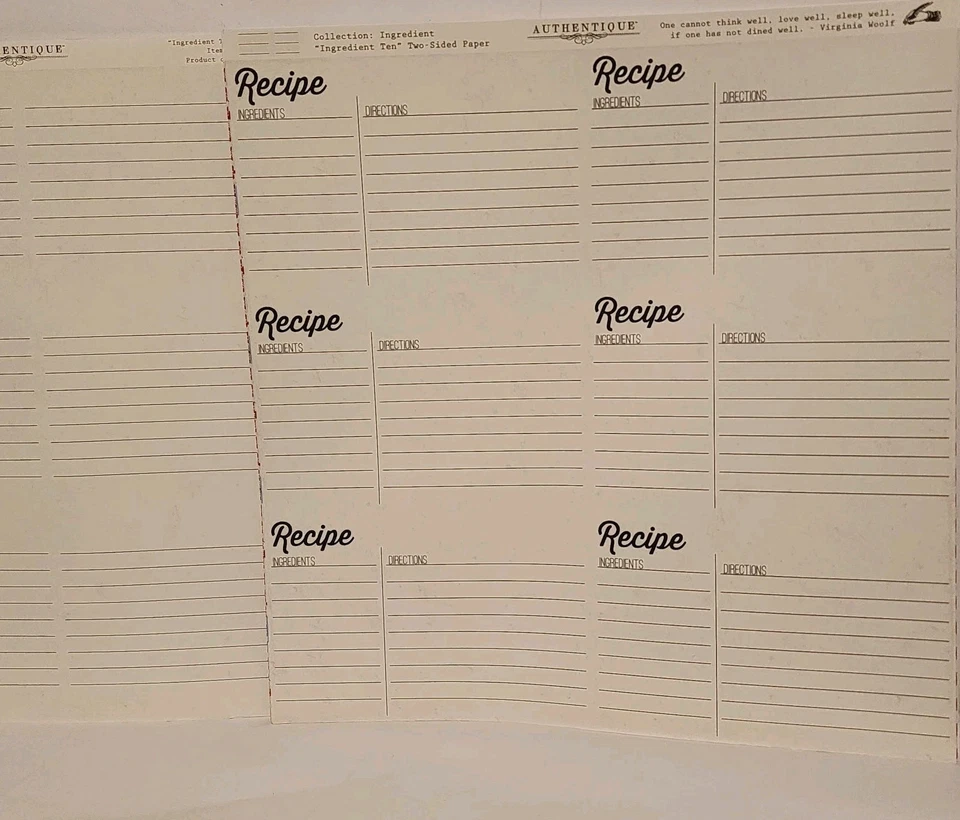 Autêntico kit de coleção INGREDIENT 12x12 papel scrapbook - 24 folhas e adesivos - Imagem 4 de 4