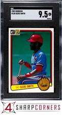 1983 DONRUSS #120 OZZIE SMITH CARDINALS HOF SGC 9.5