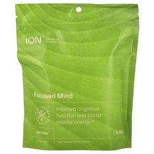 2 X ION Intelligence of Nature, Focused Mind, Matcha, 20 Pack, 0.13 oz 3.8 g E