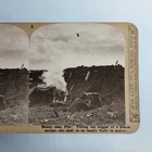WW1 Military Stereoview C1916 Real Photo France Mortar Team Periscope Spotters