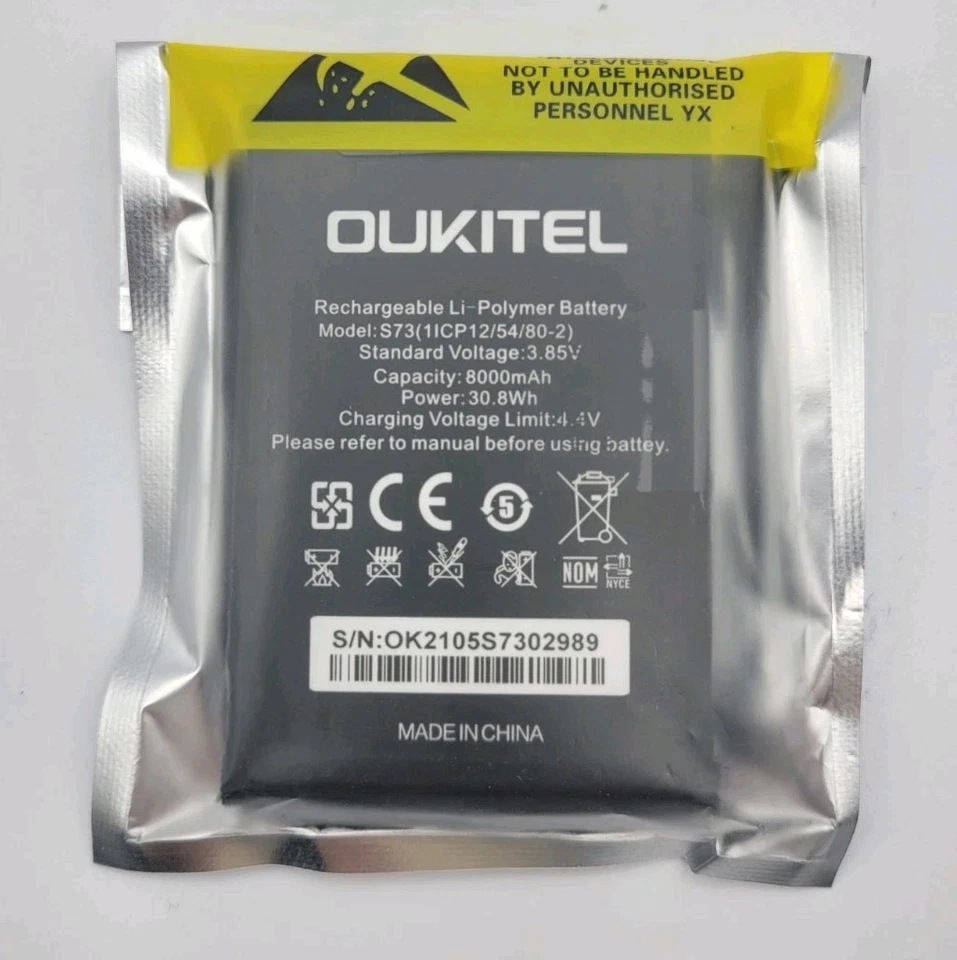 Smartphone Modelo S73 Pro Batería 30.8Wh Para Oukitel Foto 2 de 4