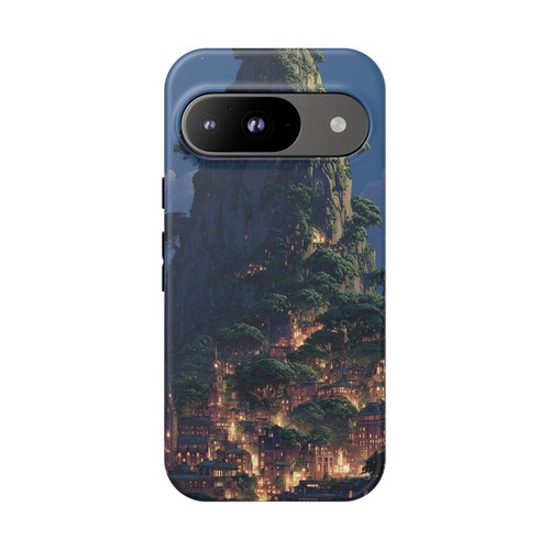 Ancient Mountain Glowing Town - Phone Cover Case for iPhone, Galaxy, Pixel - 第 123/257 張圖片