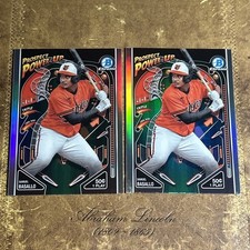 (2) SAMUEL BASALLO 2024 Bowman Chrome Prospect Power-Up Refractors