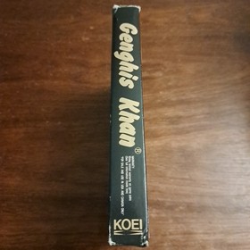 Genghis Khan (Nintendo NES, 1990) - Complete W/Map - Tested - Authentic