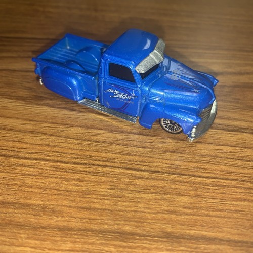 Hot Wheels La Troca Chevy Lowrider bambino blu scamosciato cemento cruiser 2000. Sciolto - Foto 5 di 13