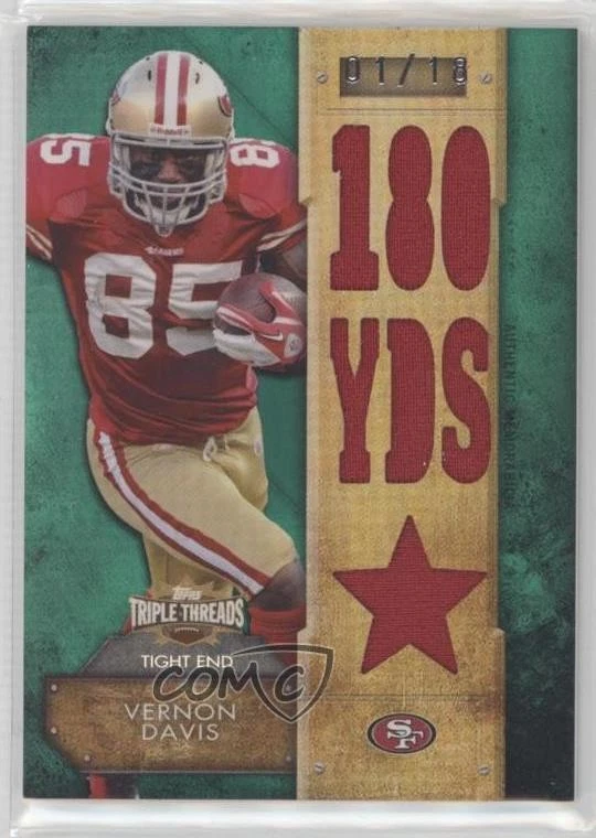 Vernon Davis trading card