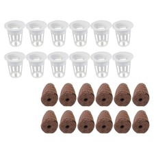 12 Sets Plant Growing Basket Greenhouse Hydroponic Sponge Grow Sponges 1.10 per sponge