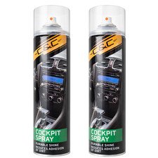 2x Cockpitspray á 500ml Cockpitpflege Cockpit Reiniger Kunststoff Pflege Auto