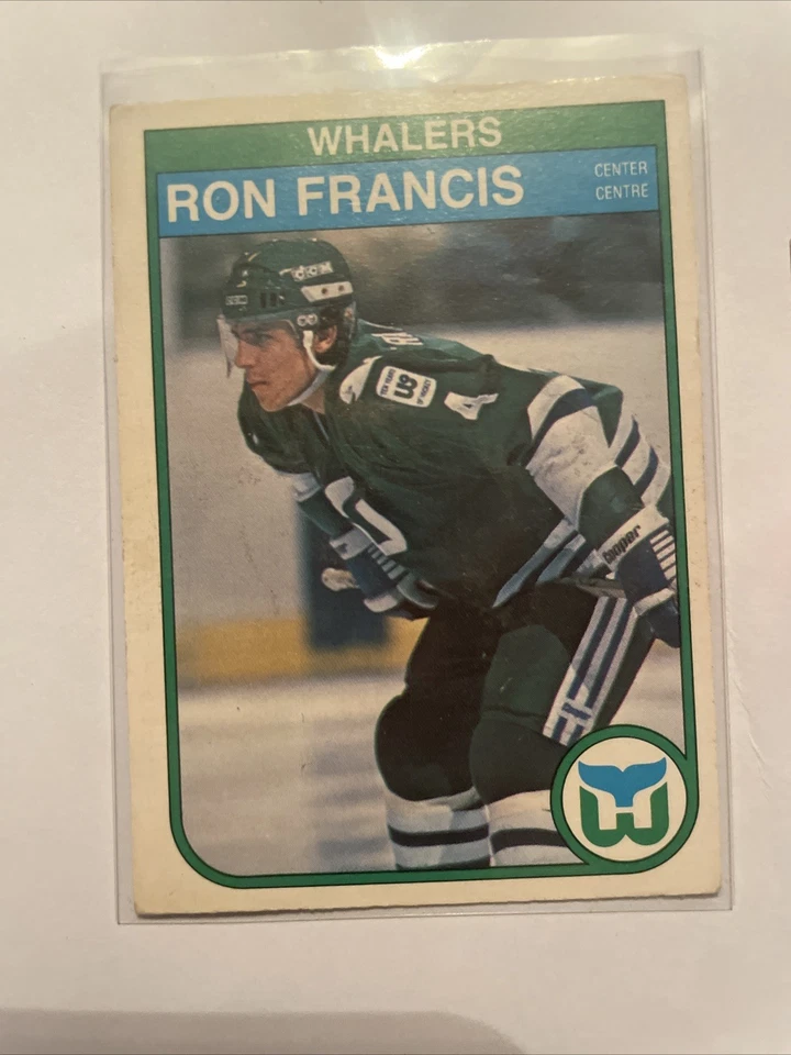 1982-83 O-Pee-Chee Ron Francis #123 Rookie 🏒 Legend 🏒HOF 🏒 - Image 2 of 4