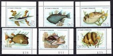 Sao Tome e Principe 612-617 MNH Fish #OM207