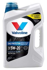 Valvoline 881158 Daily Protection SAE 5W-20 Synthetic Blend Motor Oil 5 QT 35.73 per gallon