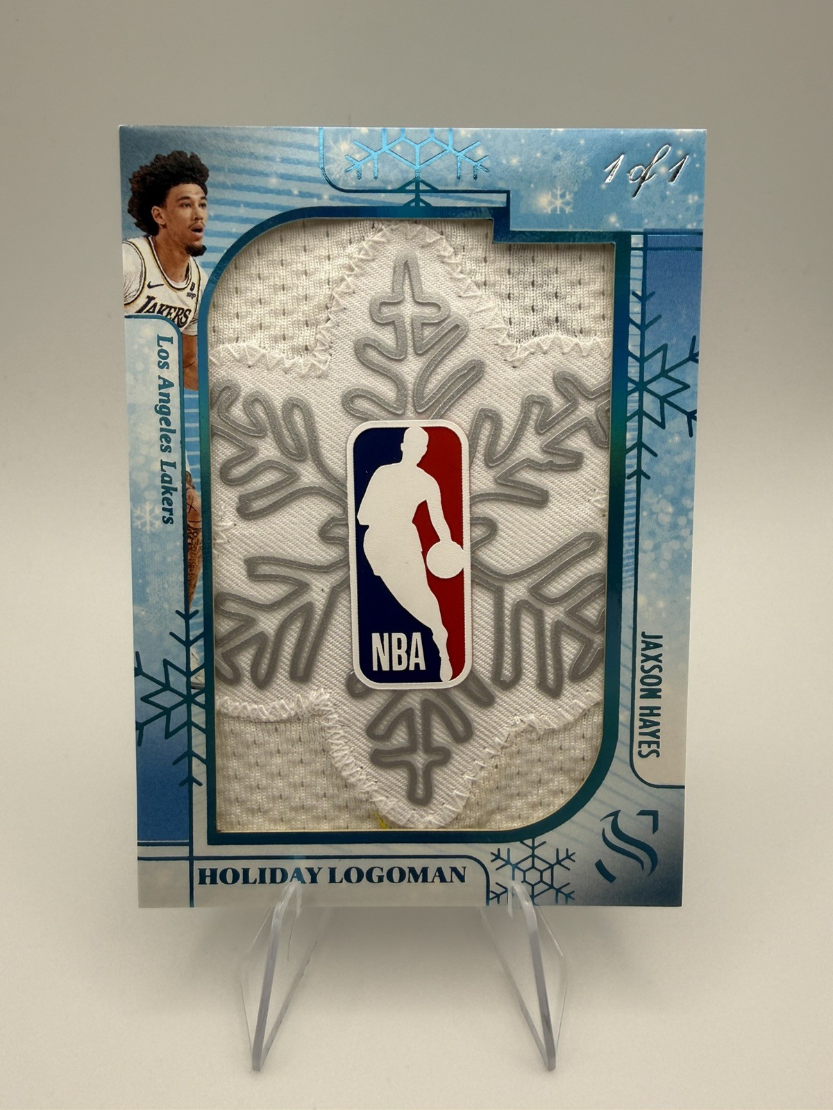 2024 Silhouette Jaxson Hayes HOLIDAY LOGOMAN GAME WORN CHRISMAS DAY 1/1 (1 of 1)