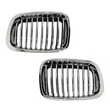 F�r 3er BMW E46 Coupe Cabrio 99-03 Sport K�hlergrill Performance Chrom passend