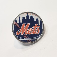 New York Mets MLB Baseball Lapel Pin Handmade