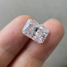 3 CT Radiant Cut Lab Grown Loose CVD Diamond Natural D Color VVS1 Certified