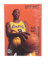 Kobe Bryant 1996-97 Upper Deck Rookie Exclusives #R10 L.A. Lakers Rookie Year