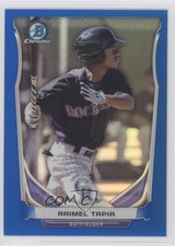 2014 Bowman Draft Top Prospects Chrome Blue Refractor 257/399 Raimel Tapia 6u5