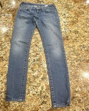 True Religion Women's Select Jennie Slim Fit Mid Rise Skinny Jeans Size 28