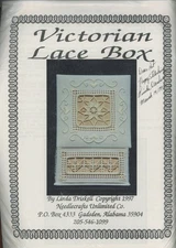 Linda Driskell Hardanger Victorian Lace Box Pulled and Cut Thread Complete Kit