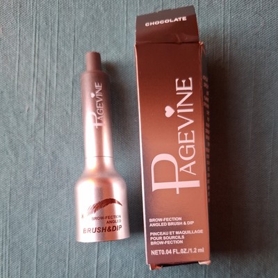 Page Vine Brow Perfection Angled Brush & Dip Augenbrauenpinsel Schokolade 1,2 ml 