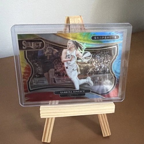 2025 Panini Select WNBA Sabrina Ionescu Tie Dye 25/25 Snapshots Prizm Liberty