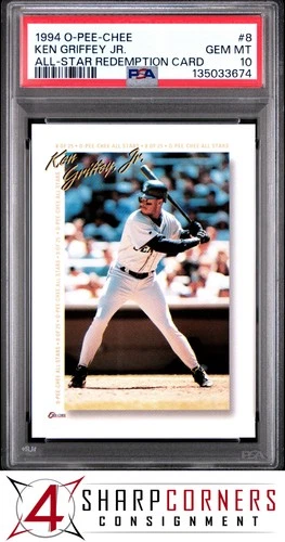 1994 O-PEE-CHEE ALL-STAR REDEMPTION CARD #8 KEN GRIFFEY JR. MARINERS HOF PSA 10