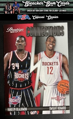2013-14 Panini Prestige 3 Hakeem Olajuwon / Dwight Howard Connections