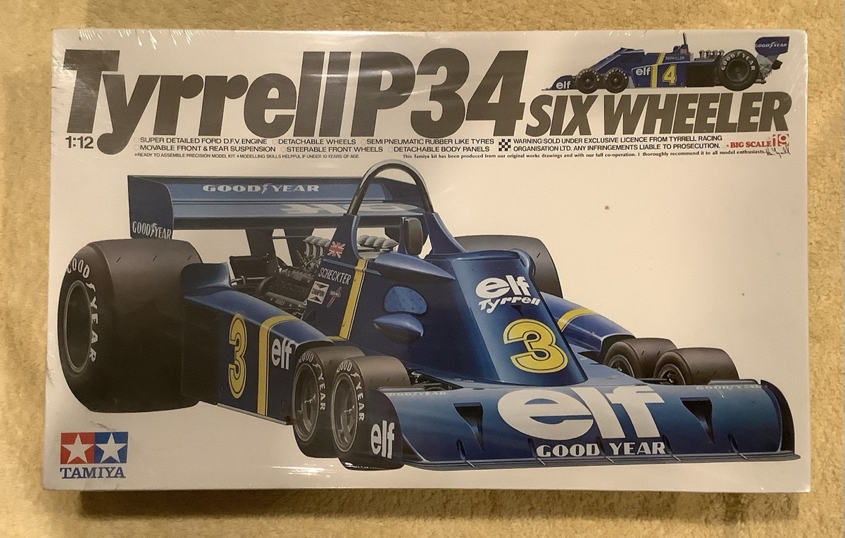 TAMIYA TYRRELL P34 SIX WHEELER F1 big scale series 1:12