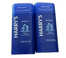 Harry's Aluminum Free Deodorant for Men - Stone Scent, 2.5 oz (Pack of 2)🔥
