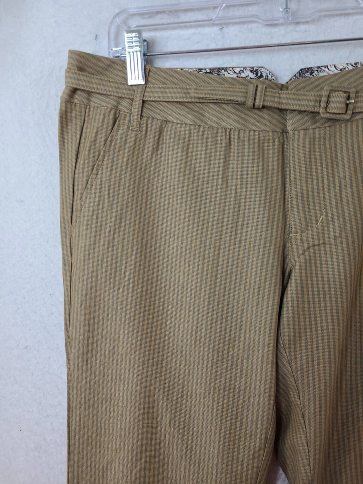 Hurley Biltmore Beige Striped Casual Pants Juniors 9 - Image 2 of 4