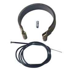 Rear 4" Drum Brake Band Pin Brake Cable Kit For Predator 212 420 196cc ATV