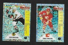 1992-93 PANINI STICKERS FRENCH NHL HOCKEY CARD 158-308 + FOIL A-V SEE LIST