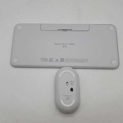 Logitech Pebble 2 Combo, Kabellose Tastatur und Maus - Tonal White *OHNE DONGLE* - Bild 2 von 3