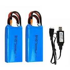 11.1V 1300mAh Lipo Battery for Wltoys XK X450 RC Airplane Fixed Wing Plane