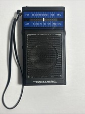 Realistic 12-724 AM/FM Portable Pocket Radio Shack Works Perfectly NICE