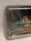 NYC VTG New York Skyline String of Pearls Mariposa alum tray 9" x 5" pre 2000 — photo 4