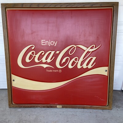 Coca-Cola Enjoy!看板、サインプレート 5枚セット Coca-Cola Enjoy!看板、サインプレート 5枚セット コカ・コーラ看板