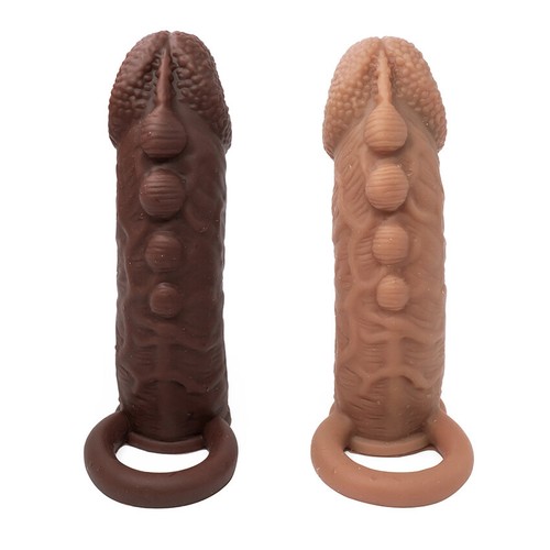 Add Reuse-Condom-Thick-Penis-Extender-Enlarger-Sleeve-Bigger-Girth Enhancer-Male - Bild 10 von 16
